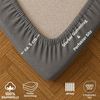 EXKLUSIV HEIMTEXTIL Jersey Spannbettlaken 90 x 200 cm Grau 100% Baumwolle Öko - Tex Zertifiziert Bed-Sheet Bettlaken Spannbetttuch Bild 4