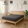 EXKLUSIV HEIMTEXTIL Jersey Spannbettlaken 90 x 200 cm Grau 100% Baumwolle Öko - Tex Zertifiziert Bed-Sheet Bettlaken Spannbetttuch Bild 2