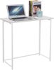 SVITA Schreibtisch Klappbar Schmal Platzsparend Mehrzweck-Computertisch 80 x 40 x 76 cm Weiß Bild 4