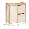 5five Simply Smart Wäschekorb Bambusregal mit Wäschekorb TIDY BOX und Behältern, 66 x 33,3 x 78,5 cm Bild 3