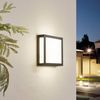 Lindby Außen-Wandleuchte Sivana, Kunststoff Schwarz IP44, 2x15 W LED Bild 3