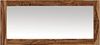 Wandspiegel Holzspiegel Laros 130x55 cm Akazie massiv braun rechteckig schmal Badspiegel Flurspiegel Ganzkörperspiegel ohne Beleuchtung massivum Bild 5