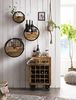 SIDNEY Wandregal Mangoholz Metall Natur Schwarz Bild 5