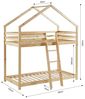 BAÏTA Etagenbett Tiny Kiefer massiv 90x190 cm Lattenrost inkl Bild 3