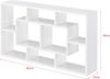 Wandregal Saputit 85x16x48cm Weiß Bild 3