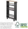 KESPER 24856-13 Nischenregal, grau aus FSC-zertifizierte Spanplatte / Regal / Rollregal Bild 4
