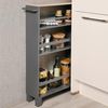 KESPER 24856-13 Nischenregal, grau aus FSC-zertifizierte Spanplatte / Regal / Rollregal Bild 2