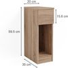 Nachttisch Enton Sonoma 20 x 59.5 cm Vicco Bild 3