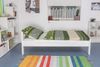 Einzelbett\"Easy Premium Line\" K1/2n, Buche Vollholz massiv weiß lackiert - Maße: 90x200 cm Bild 4