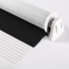 Doppelrollo Klemmfix ohne Bohren 85x100 cm Schwarz/Weiß Duo Rollo Klemmrollo Sonnenschutzrollo Fensterrollo für Fenster & Türen Zebrarollo Seitenzugrollo Bild 4