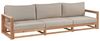 Beliani 'TIMOR' Lounge Set, Zertifiziertes Akazienholz Heller Holzfarbton Bild 4