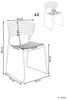 Gartenstuhl 2er Set PISTOIA Metall Rot Bild 3