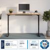 Desktopia Pro X - Elektrisch höhenverstellbarer Schreibtisch / Ergonomischer Tisch mit Memory-Funktion, Buche, Gestell Weiß, 180x80 cm Bild 2