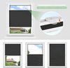 bobodeco Plissee ohne Bohren Klemmfix Faltrollo Jalousie Schwarz 40x130 cm (BxH), Plisseerollo Sichtschutz und Sonnenschutz Blickdicht Easyfix lichtdurchlässig Rollo für Fenster & Tür Bild 5