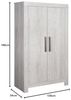 Schardt 'Nordic Cascina' Kleiderschrank 2-türig Bild 2