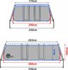yourGEAR Rechteckpool yourGEAR Familien Pool 3x2x1m Stahlrahmenbecken Gartenpool Stahlrohr Schwimmbecken Schwimmbad Planschbecken Bild 5
