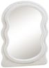 Wandspiegel Brummen mit Teddystoff-Rahmen 80x60 cm Weiß [en. casa] Bild 3