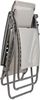 ZEN Relax Gartenliege, Batyline® Bezug: Seigle II, Stahlrohrgestell: Titane Bild 4