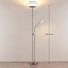 Lindby Stehlampe Jonne, Enthalten, 15,5 W LED + 3,3 W LED, warmweiß Bild 4
