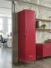 Beliani 'FROME' Garderobenschrank, Stahl rot, 185 x 50 x 38 cm Bild 2