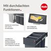 Hailo 'Swing Terzett' Einbaumülleimer für Schränke ab 300 mm Breite mit Drehtür, 30 (3x10) Liter, Graphit Bild 3