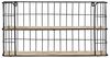 LIFA LIVING Schweberegal Malaga Holz Metall, Modernes Wandregal mit 2 Etagen Boden, Hängeregal, 66,5 x 14,3 x 33,6 cm Bild 4