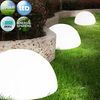 monzana LED Solarleuchte Halbkugel, Solarleuchte, 3er Set Solarlampe Außen Wetterfest Kugel Hängend Garten Balkon Wand Bild 4