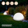 monzana LED Solarleuchte Halbkugel, Solarleuchte, 3er Set Solarlampe Außen Wetterfest Kugel Hängend Garten Balkon Wand Bild 2