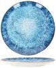 MamboCat Speiseteller Marina 6er Set Speiseteller Ø27cm Porzellan Platte blaue Essteller Bild 4
