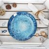 MamboCat Speiseteller Marina 6er Set Speiseteller Ø27cm Porzellan Platte blaue Essteller Bild 3