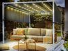 Garten-Pergola Mit LED-Beleuchtung Grau PARGA Bild 2
