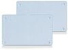 Basera® Schneidebrett Glasschneidebrettchen 2er Set aus Sicherheitsglas mit Silikonfüßen, Sicherheitsglas, (1-St), transparent, 25 x 15 cm Bild 3
