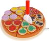 KRUZZEL Pizza-Set Zubehör aus Holz für Kinderküche und Kaufladen Inklusive Schneidebrett und Pizzaschneider 27 Teile 9354 Bild 2