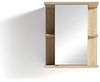 Spiegelschrank, Holzwerkstoff Spanplatte Sonoma Eiche, B 60 x H 70 x T 25 cm Bild 3