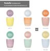 MamboCat Becher 6er Set Pastello Mokkabecher ohne Henkel 150ml 6 Pers Matcha Tasse, Steingut Bild 4