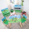 MINECRAFT - Sitzbank umklappbar zu Spielbank mit Tisch, Kindermöbel mit buntem Design Bild 2
