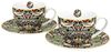 DUO ART GALLERY 2er-Set Tassen 250 ml STRAWBERRY THIEF BLUE mit Untertassen, New Bone China Porzellan Bild 2