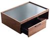 Amazon Marke - Movian Ljungan, Couchtisch mit 2 Schubladen, 98 x 70 x 32,5 cm, Grau und Nussbaumoptik Bild 4
