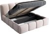 Polsterbett DONA 90x200 mit Matratze, Bettkasten und Lattenrost. Farbe: Minze 13 Bild 5