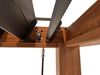 LECO Lamellenpergola DELUXE, Aluminium-Lamellen anthrazit, Aluminium-Profile mit Holzoptik, 4x3 m Bild 3