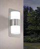 Eglo 98085 LED Outdoor Wandleuchte CISTIERNA edelstahl weiß E27 L:18cm H:35cm T:9cm IP44 dimmbar Bild 3