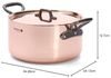 de Buyer 6466.24 5 4 l Rund Kupfer Kupfer Edelstahl Eisenguss Bild 5