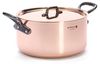 de Buyer 6466.24 5 4 l Rund Kupfer Kupfer Edelstahl Eisenguss Bild 2