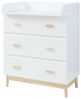 Wickelkommode Sarievn mit Wickelauflage 100x80x53 cm Weiß [en. casa] Bild 5