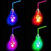HAC24 Tischleuchte 4er Set LED RGB Trinkglas Glühbirne Partyglas Longdrinkgläser, Beleuchtet, 400 ml, mit Deckel und Strohhalm Bild 3