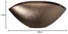 Leonardo Como Schale, Dekoschale, Schüssel, Bronzo, Glas, 28x14 cm, 053319 Bild 4