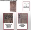 Wandgarderobe HWC-D13, Garderobe Garderobenpaneel, 6 Haken 91x60cm ~ weiß shabby Bild 2