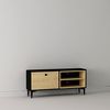 TV Lowboard Alto Safir Schwarz Holzoptik 9642 Bild 5