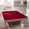 Formesse Bella-Donna Jersey Spannbettlaken|200x220 - 200x240 cm| carminrot Bild 2