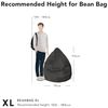 Sitzsack Brava Bean Bag XL ca. 220 Liter dunkelblau Bild 5